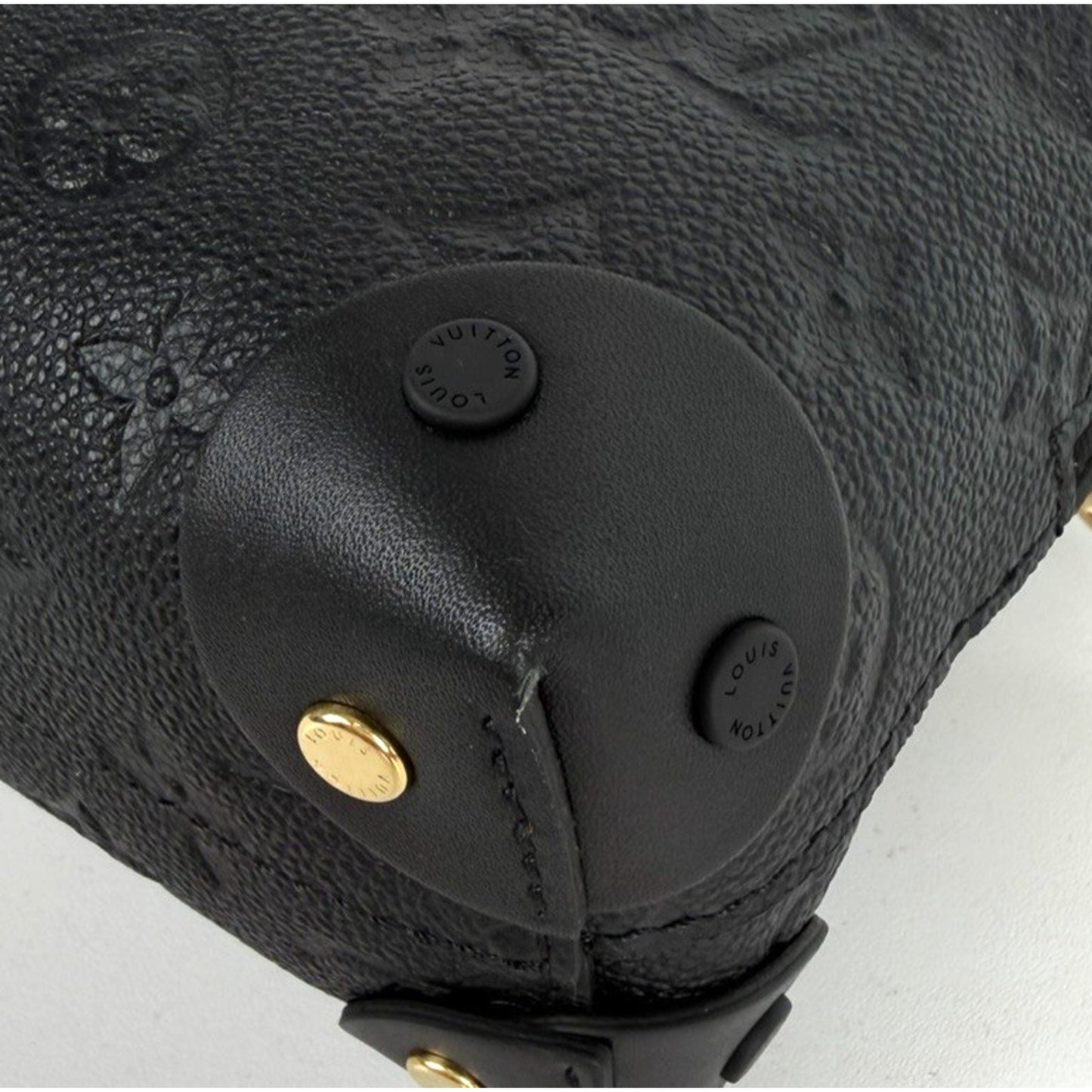 Louis Vuitton Petite Malle Souple Bag Black Embossed Monogram Empreinte 2020 D-7
