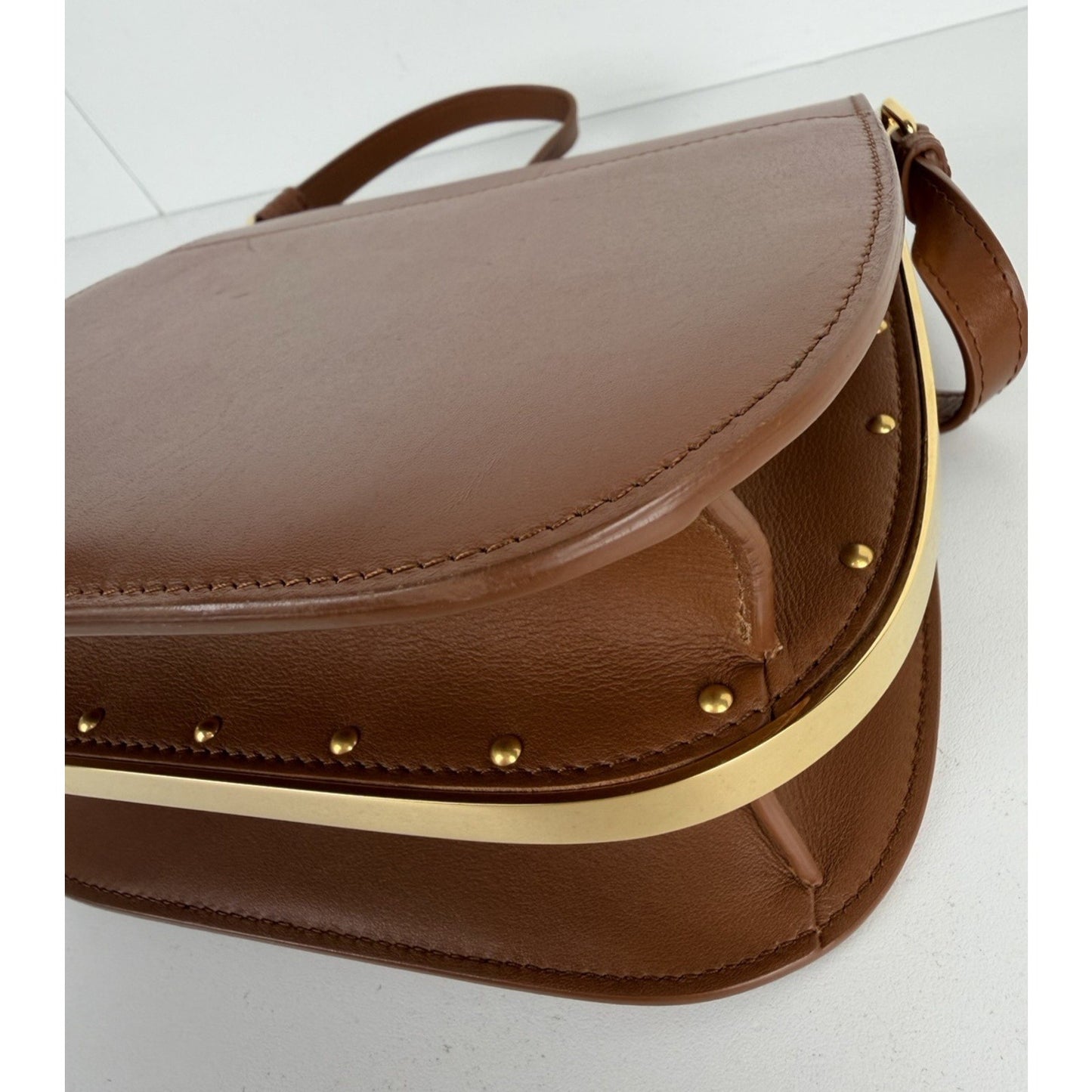 Dior Bobby Frame Crossbody Bag Medium in Brown Box Calfskin Leather 2022 B-1