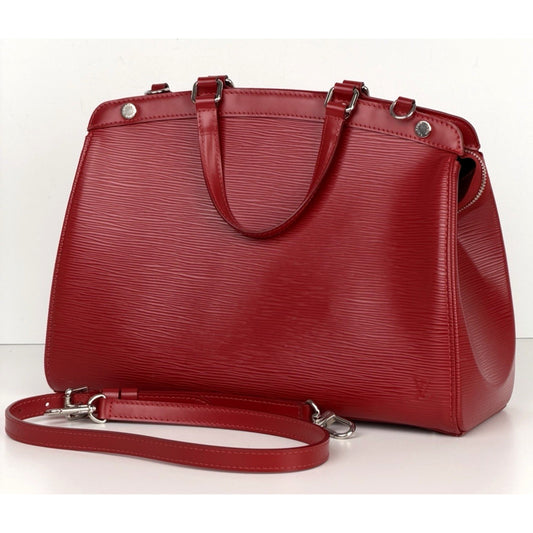 Louis Vuitton Brea MM Shoulder Bag in Red Bright Red Epi Leather 2012 S