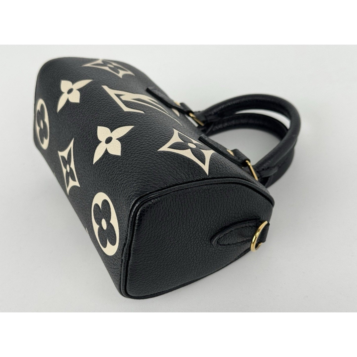 Louis Vuitton Monogram Empreinte Giant Nano Speedy Black R-1