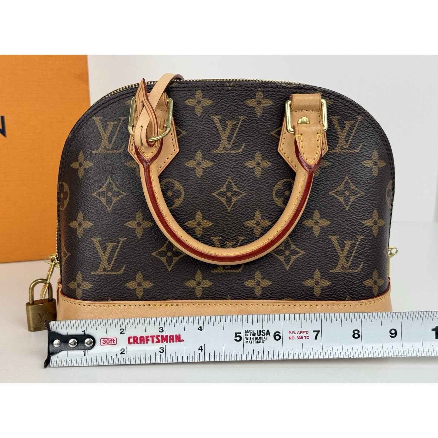 Louis Vuitton LV Monogram Alma BB Top Handle Women's Bag