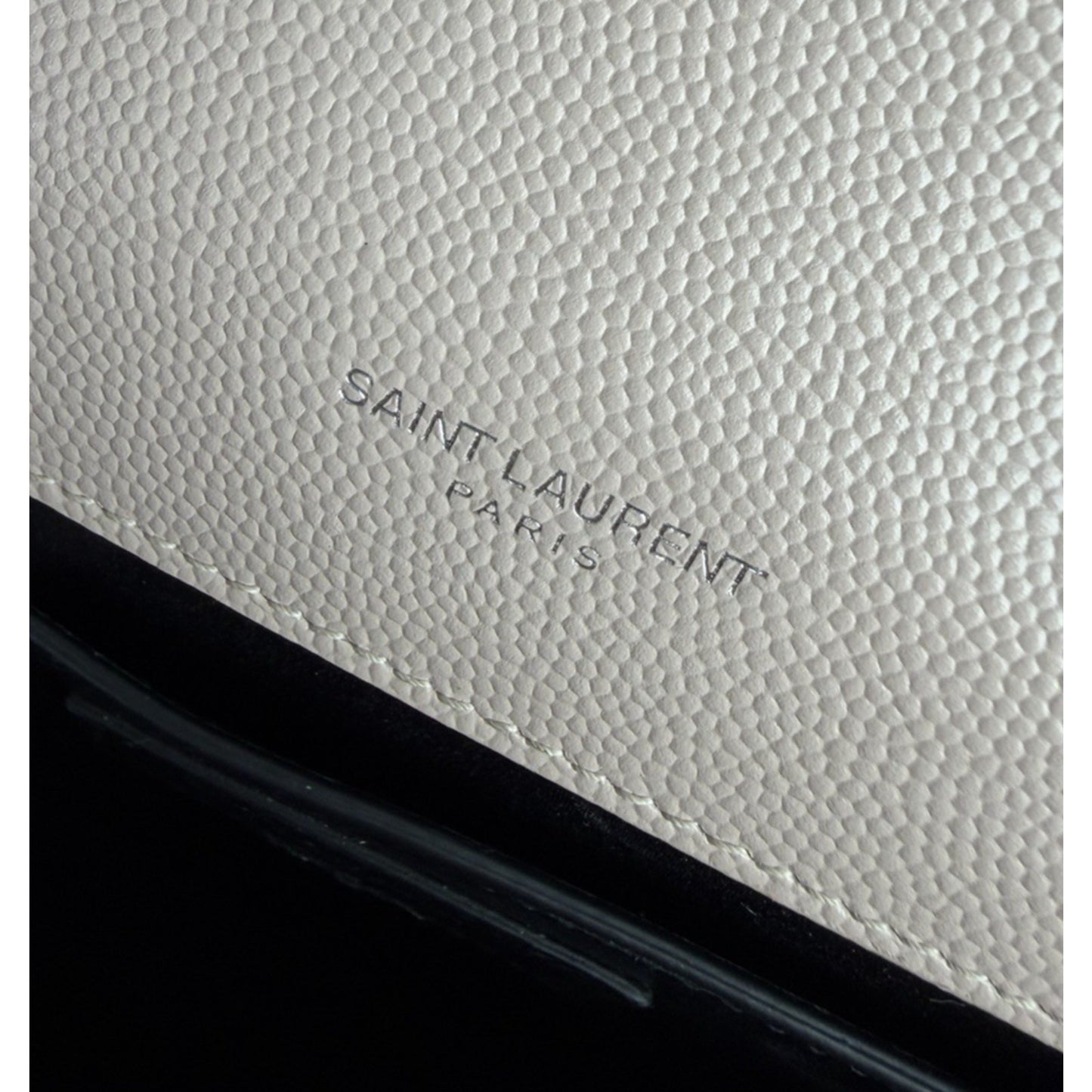 Saint Laurent Kate Shoulder Medium Bag Grained Marble Pink Leather S