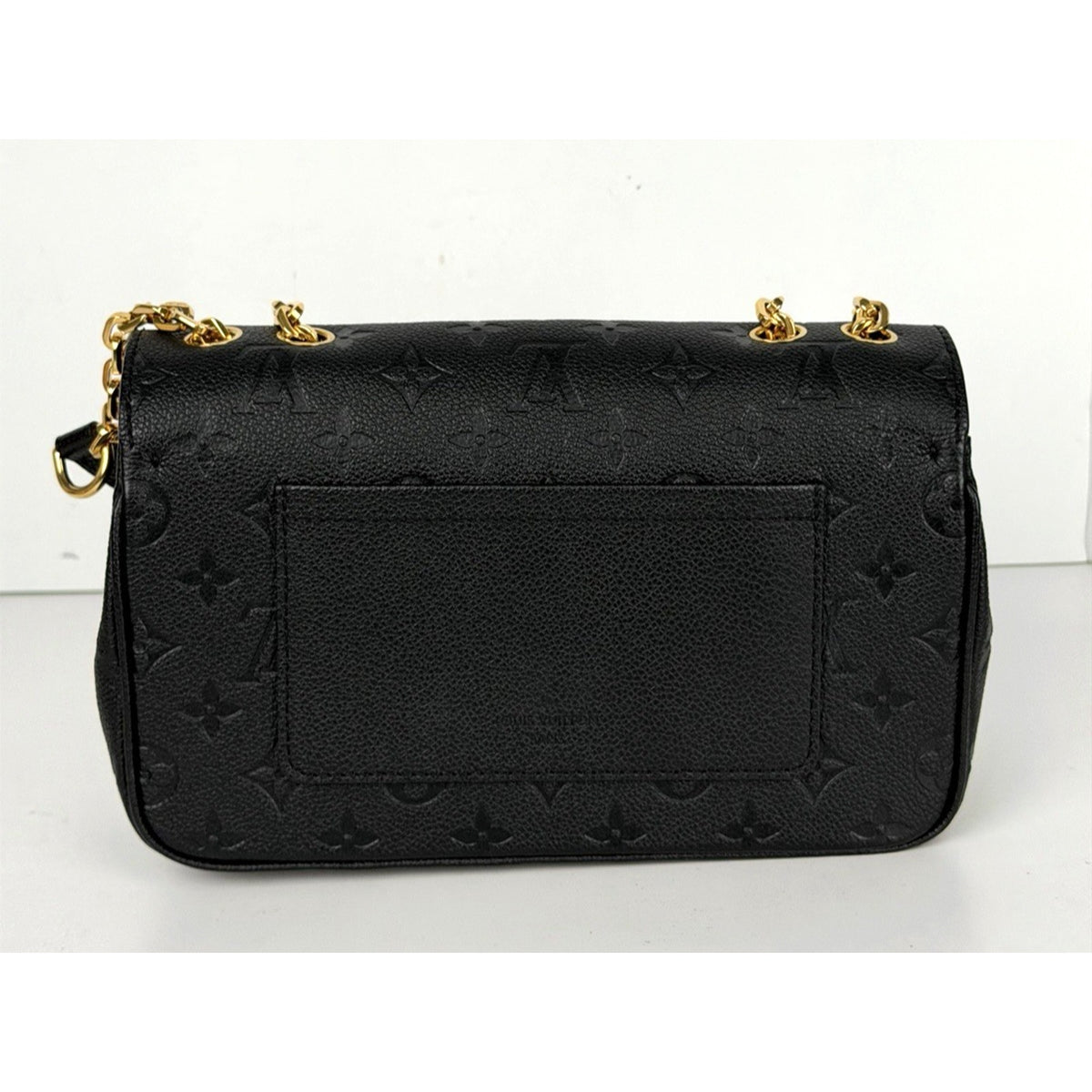 Louis Vuitton Marceau Shoulder Bag in Black LV Monogram Empreinte Leather NFC E2