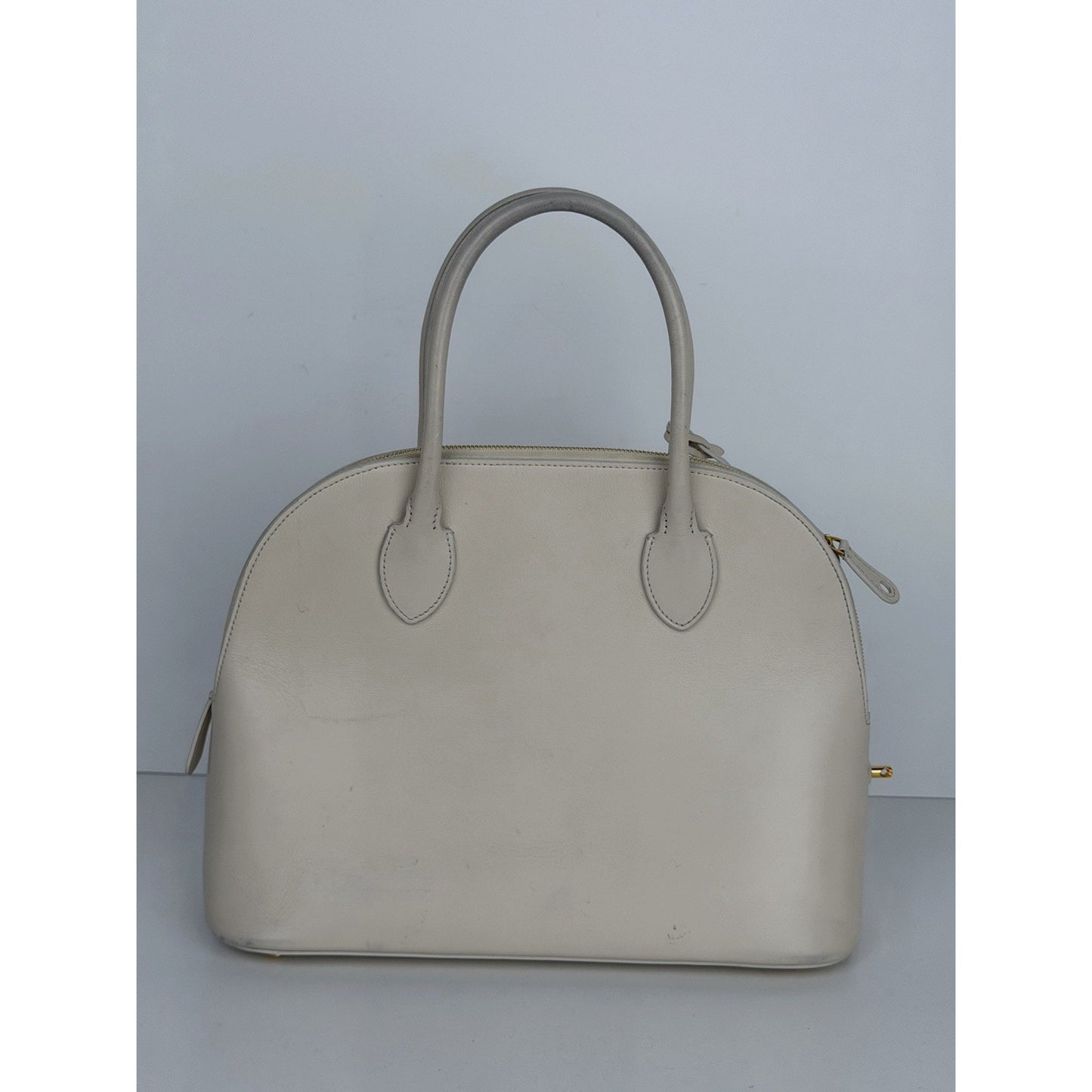 The Row Lady Bag in Ivory Color Leather D2