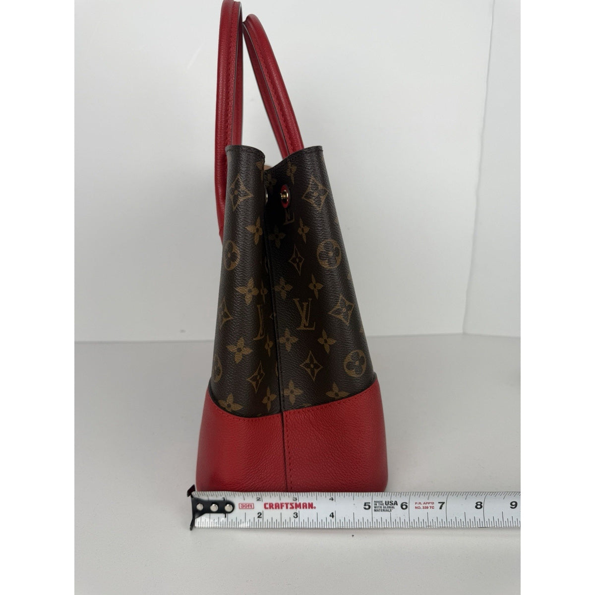 Louis Vuitton Flandrin Tote Bag in Brown LV Monogram Coated Canvas 2017 S-02