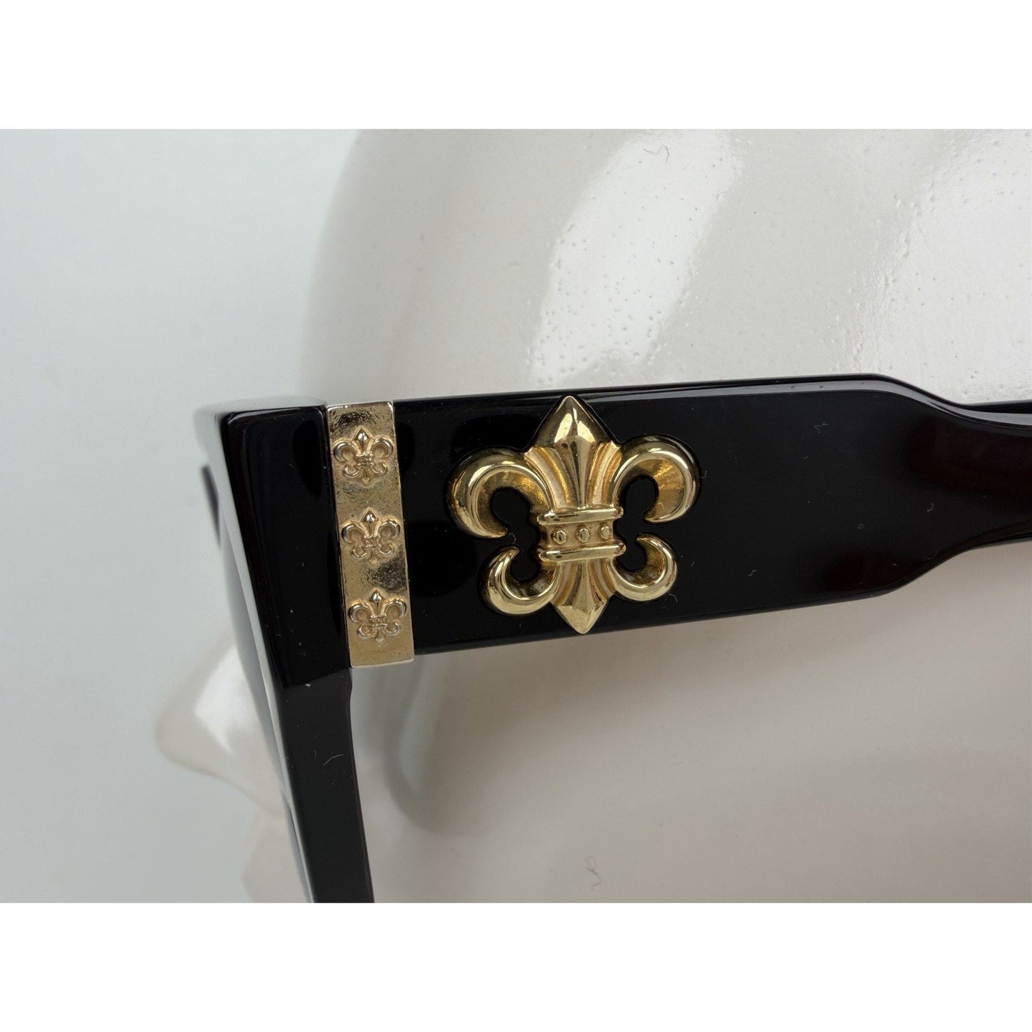 Chrome Hearts Eyeglasses Frame CH8217 Black&Gold K1