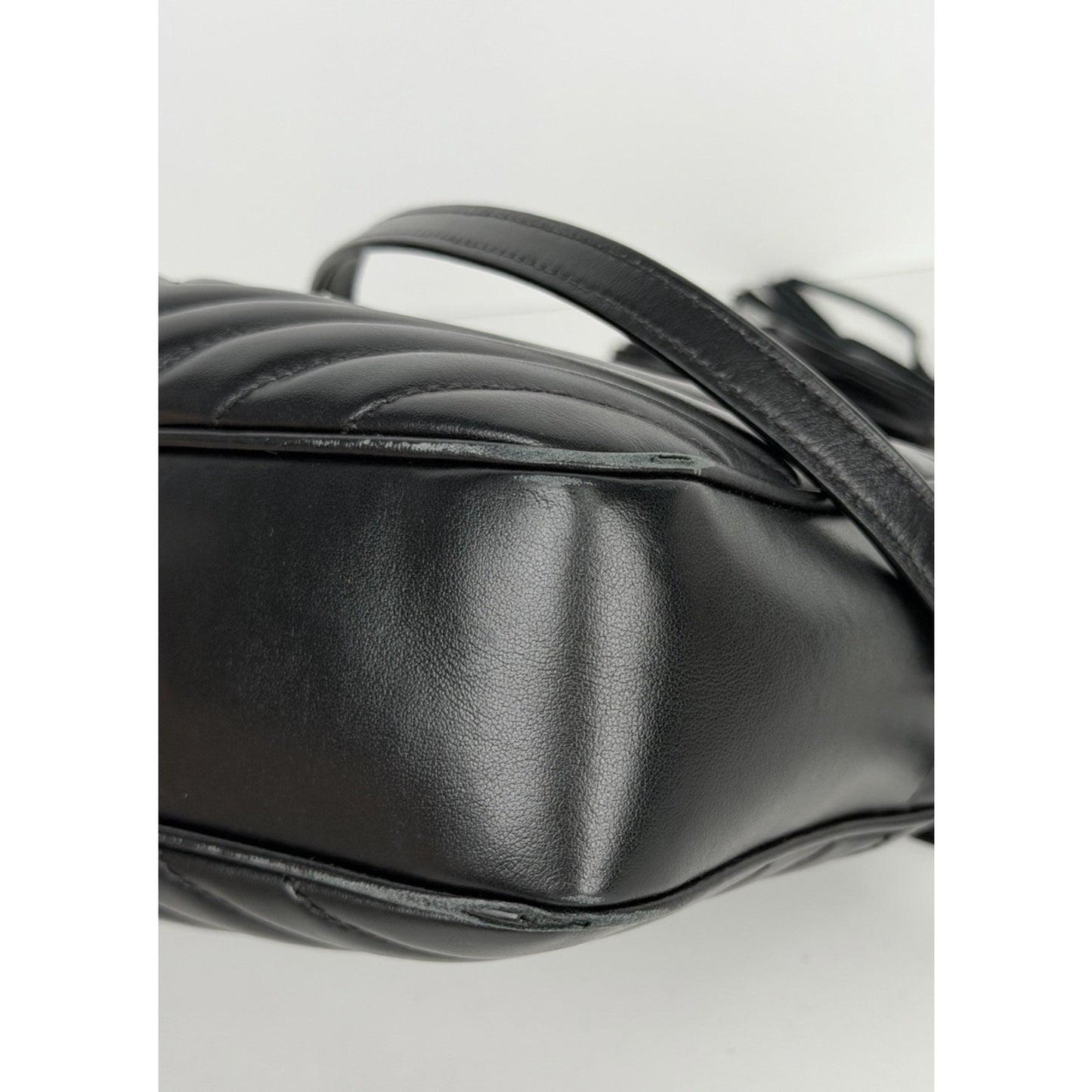 Saint Laurent Lou Camera Bag Medium in Black Quilted Calfskin Leather S01