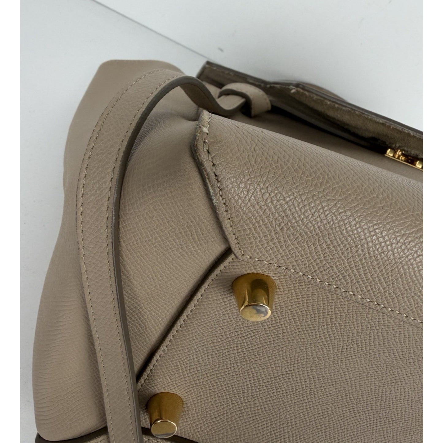 Celine by Phoebe Philo Belt Bag Large in Neutral Leather with Knot Details S