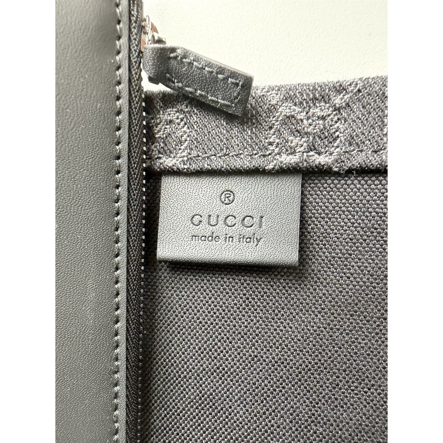 Gucci Ophidia Tote Bag Large in Black GG Monogram Denim S