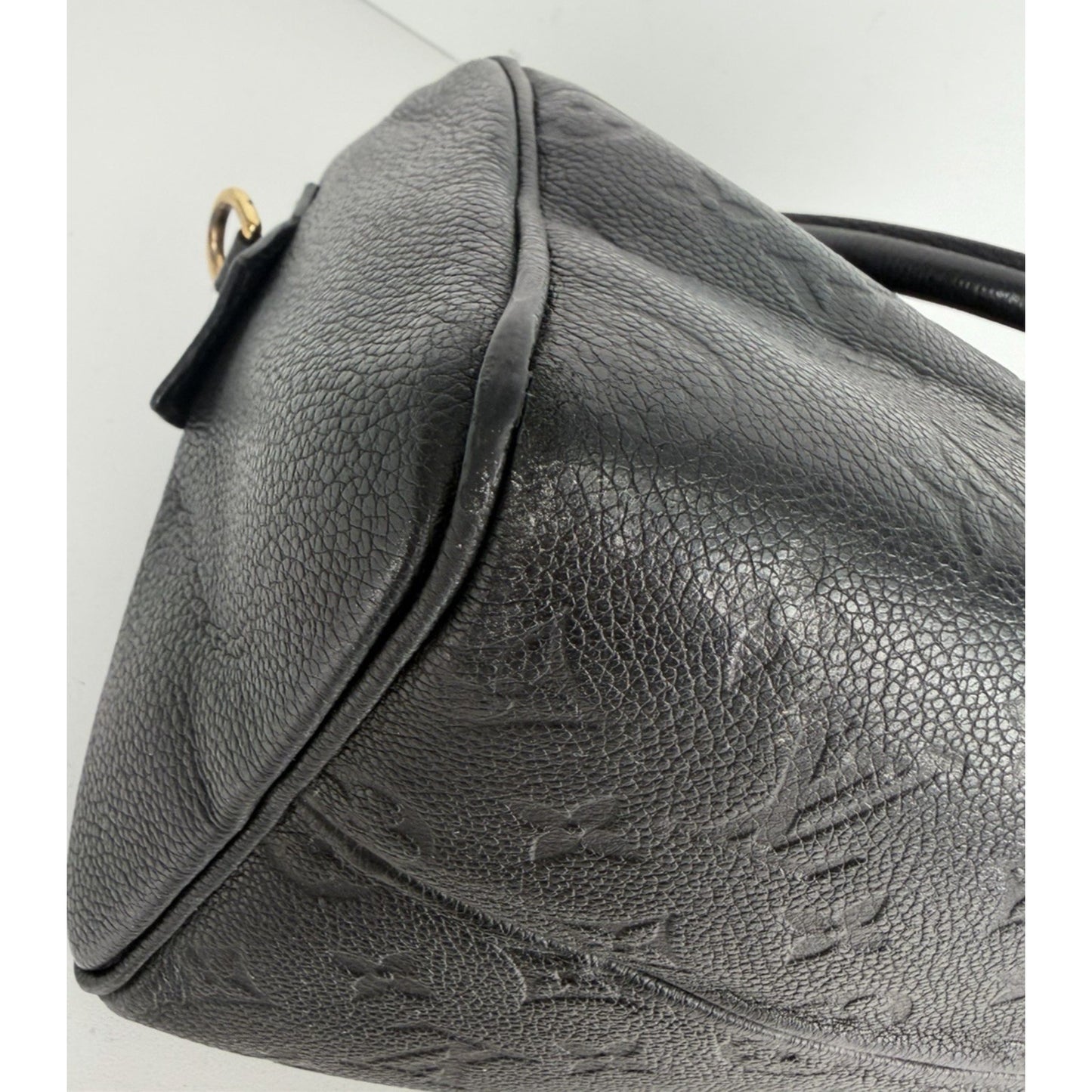 Louis Vuitton Speedy Bandouliere Bag 25 Black Monogram Leather 2016 S10