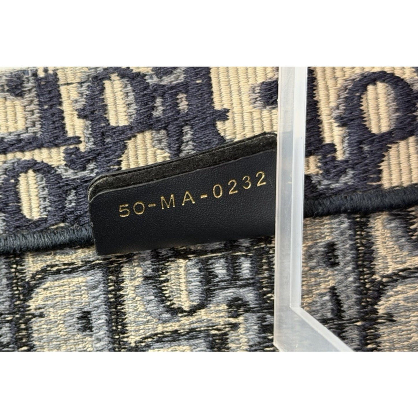 Christian Dior Large Book Tote in Ecru and Blue Dior Oblique Canvas B-5