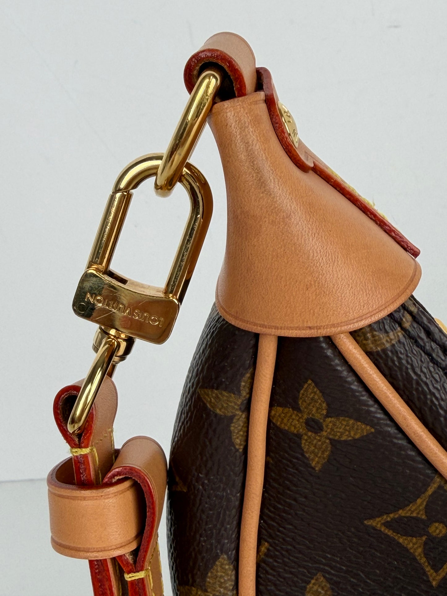 Louis Vuitton Loop Shoulder Bag in Brown LV Monogram Coated Canvas NFC YE-1