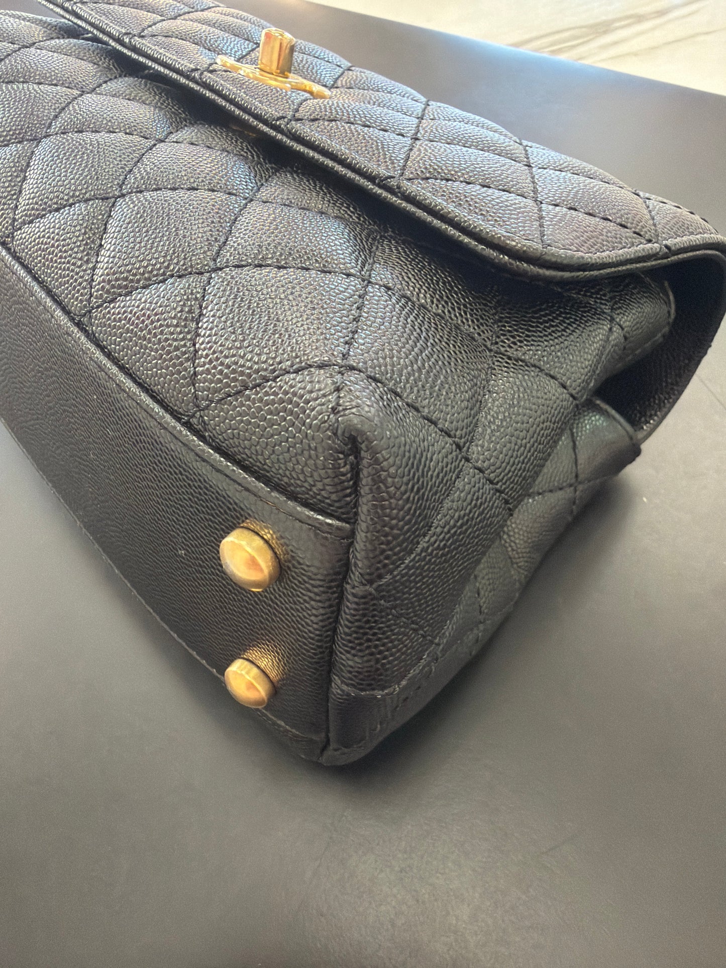 Chanel Coco Chain Top Handle Bag