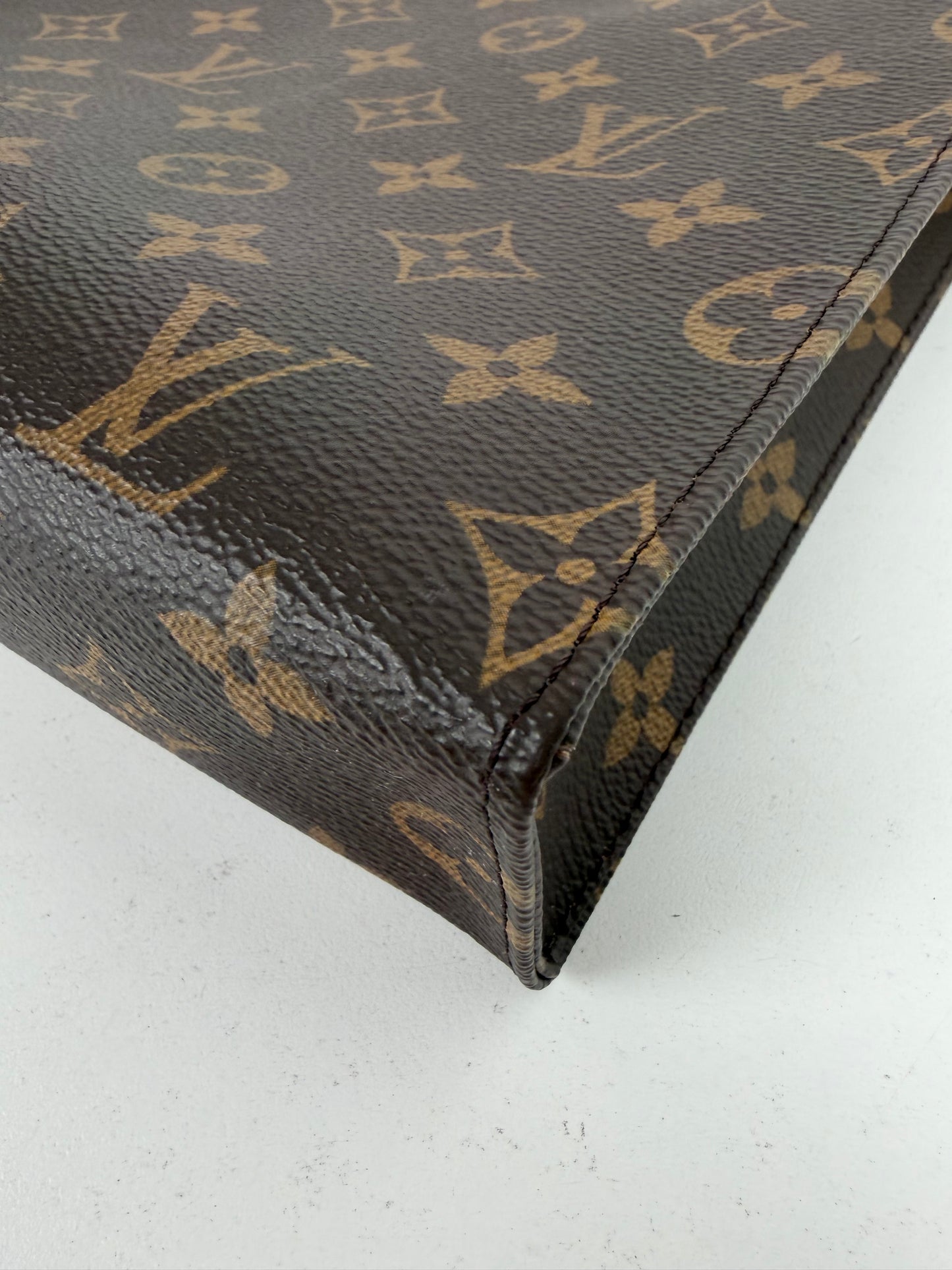Louis Vuitton Monogram Toiletry Pouch Bag 26 in Brown LV Monogram Coated Canvas NFC Y