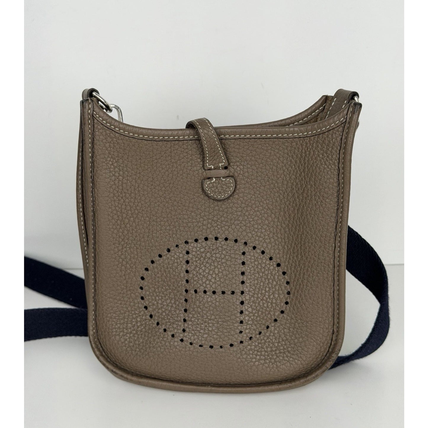 Hermes Evelyne TPM 16 in Etoupe Clemence Leather 2021 D9