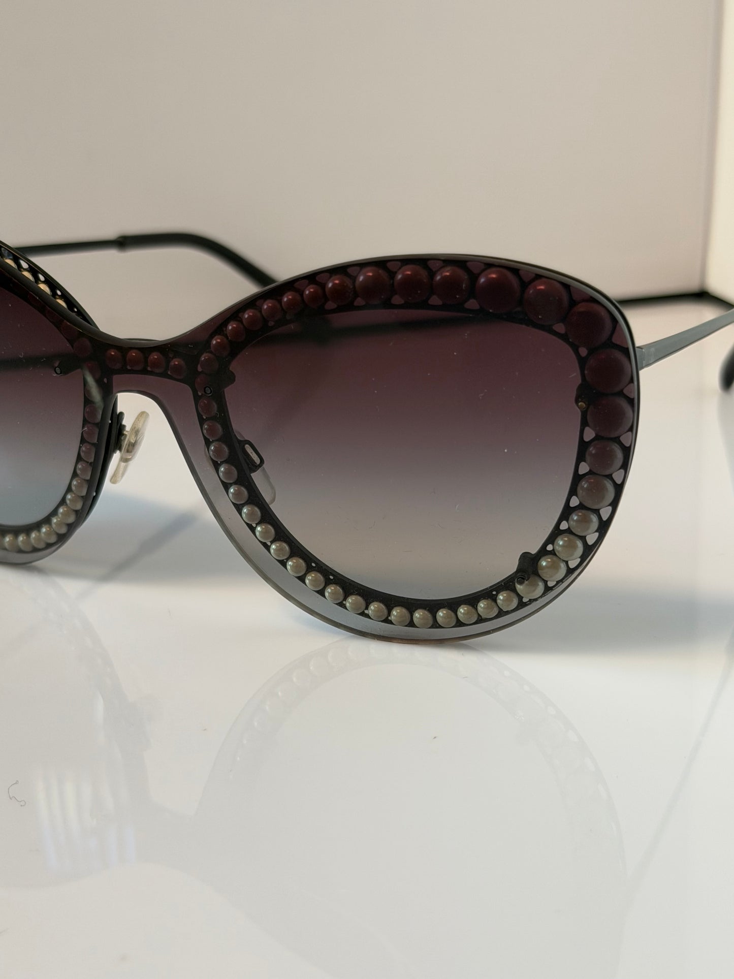 Chanel Interlocking CC Logo Oversize Sunglasses 4236