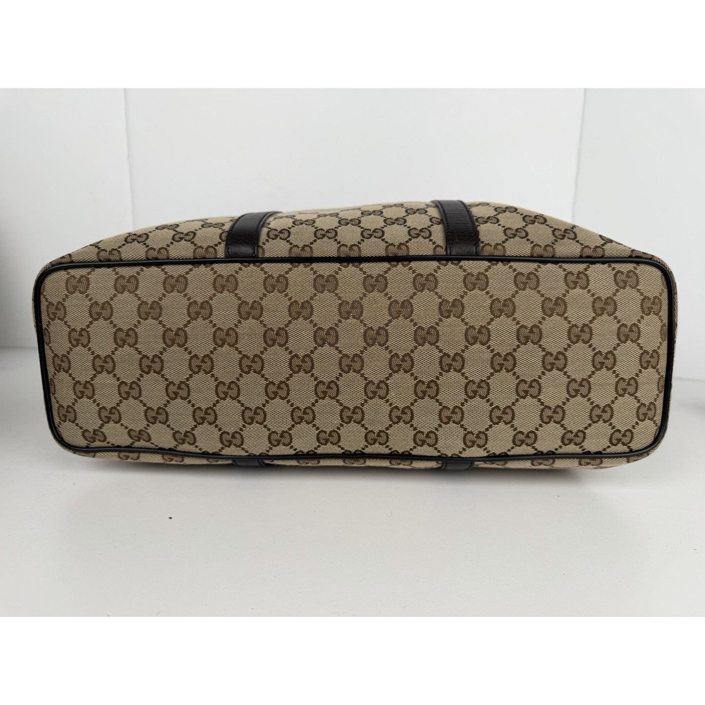 Gucci Joy Tote Bag Large in Brown GG Supreme Monogram Canvas S