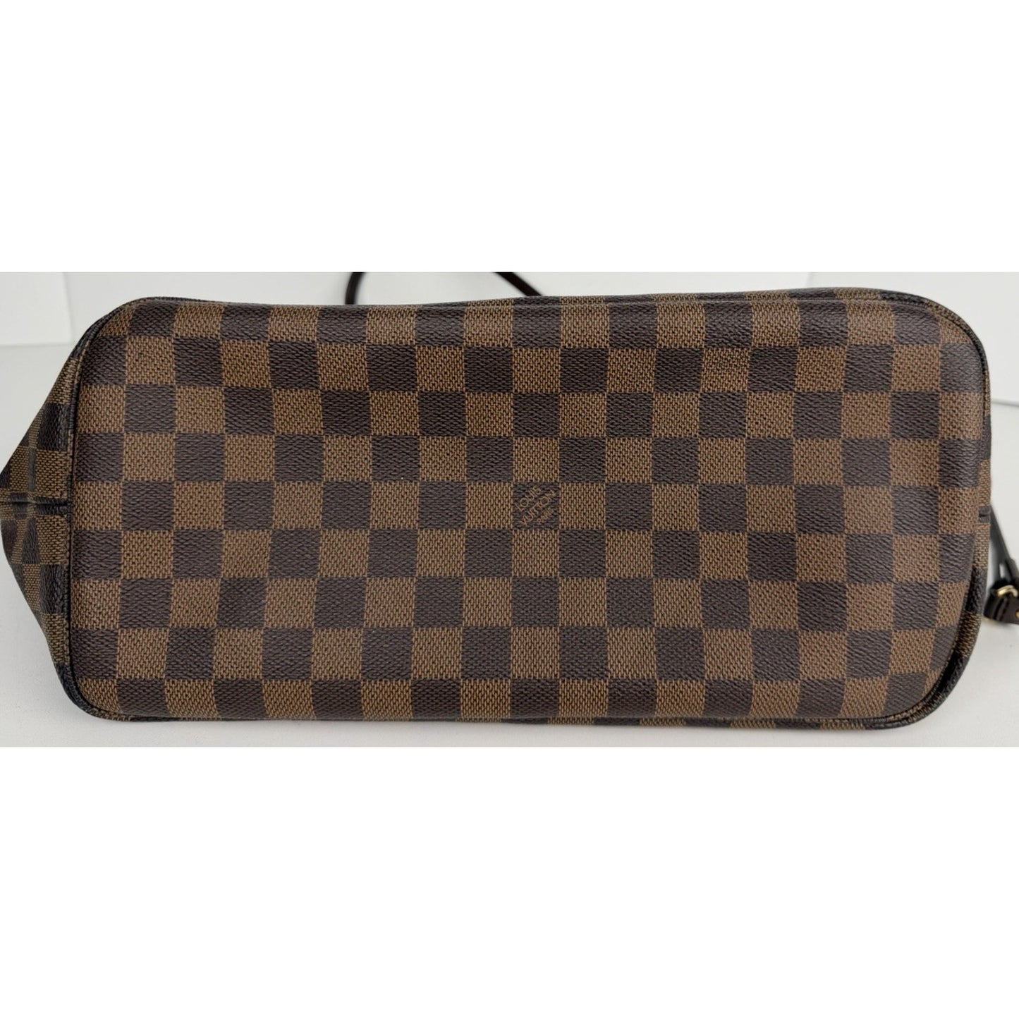 Louis Vuitton Neverfull MM Tote Bag in Damier Ebene Coated Canvas 2008 S
