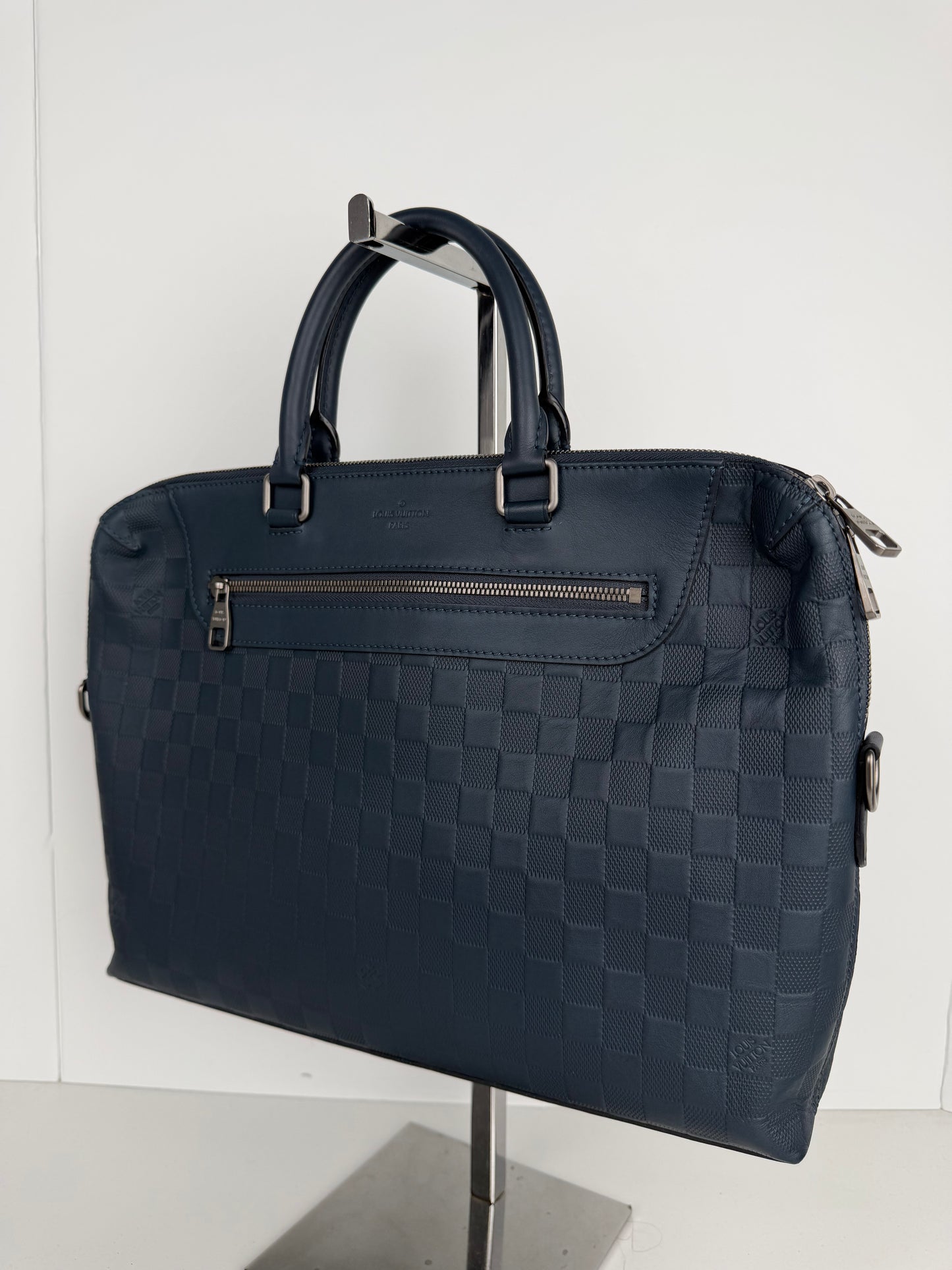 Louis Vuitton Navy Damier Infini Leather Porte-Documents Jour