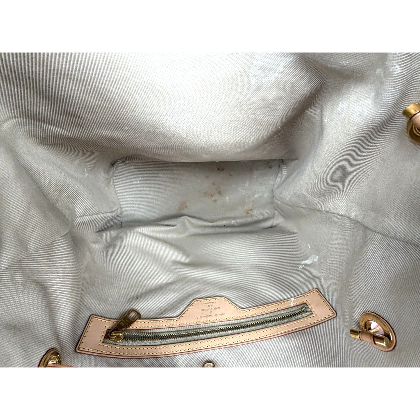 Louis Vuitton Neverfull MM Monogram Stonewashed Denim Tote Pink (2012) S10