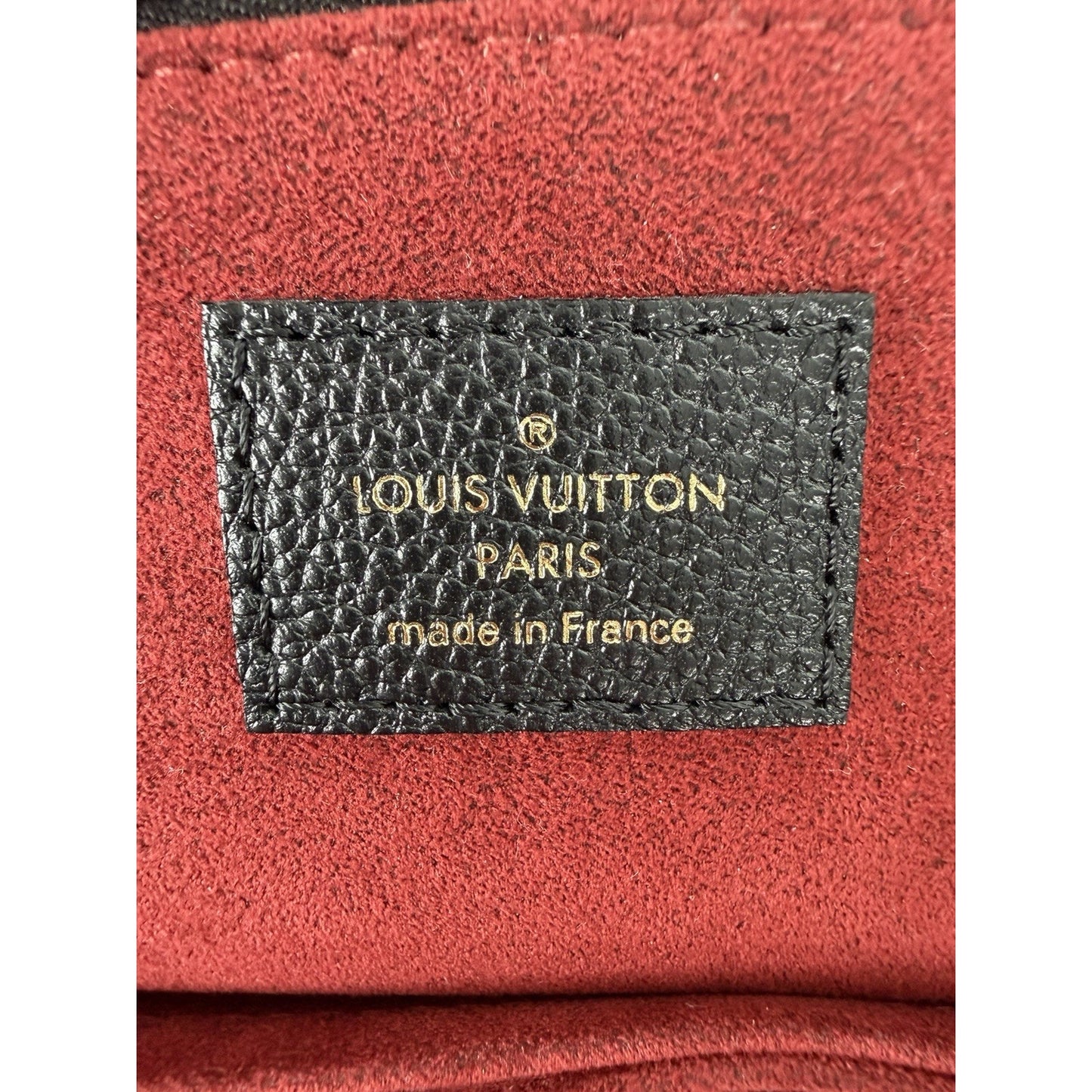 Louis Vuitton Grand Palais Bag Petite Black LV Monogram Empreinte Leather NFC D9