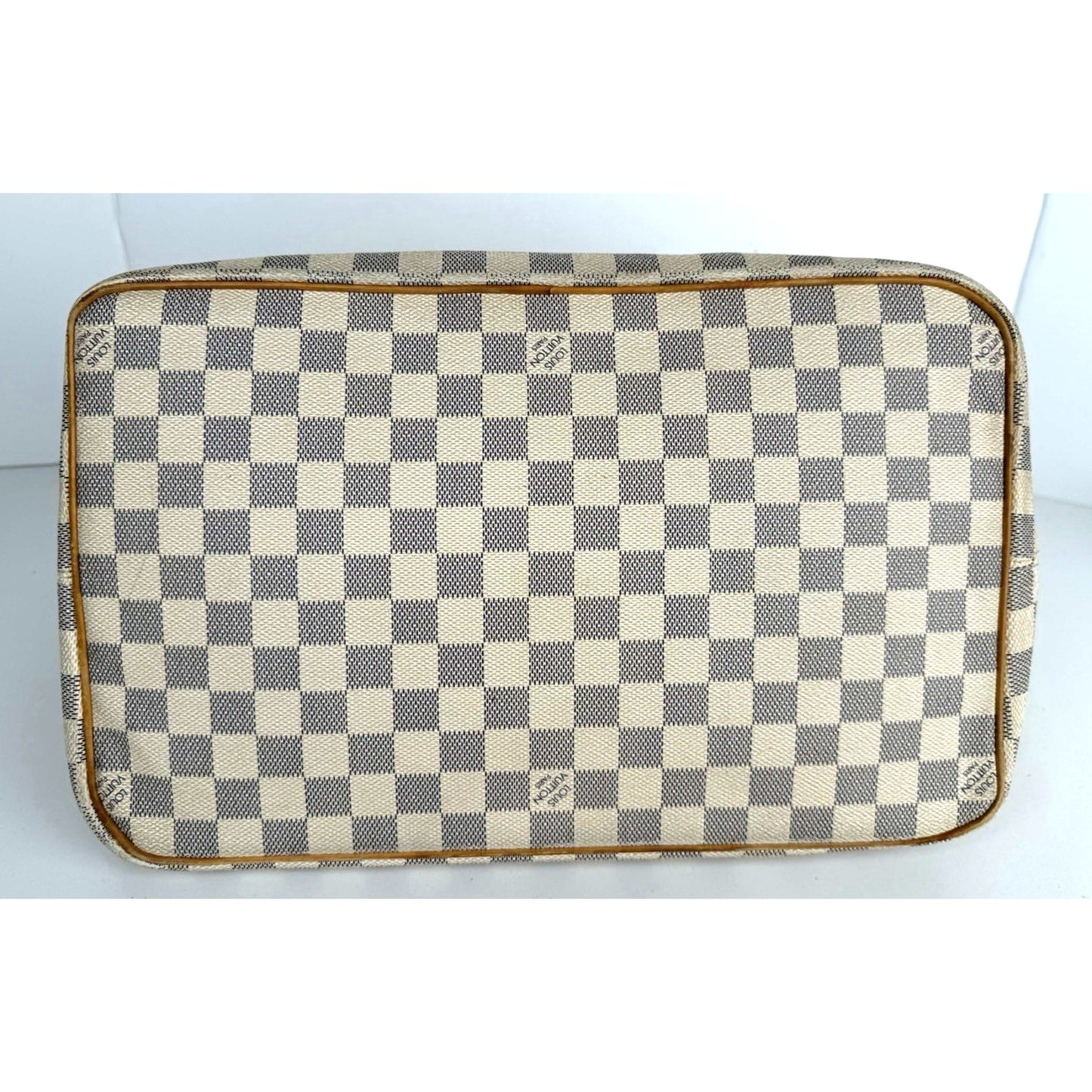 Louis Vuitton Saleya MM Tote Bag in Damier Azur Coated Canvas 2008 S