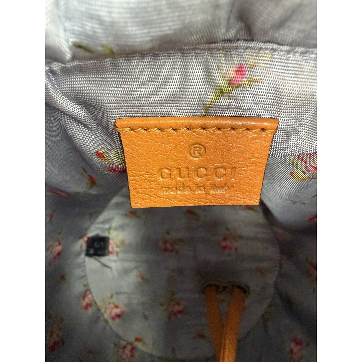 Gucci Cestino Bucket Top Handle Bag Small in Brown Wicker S-20