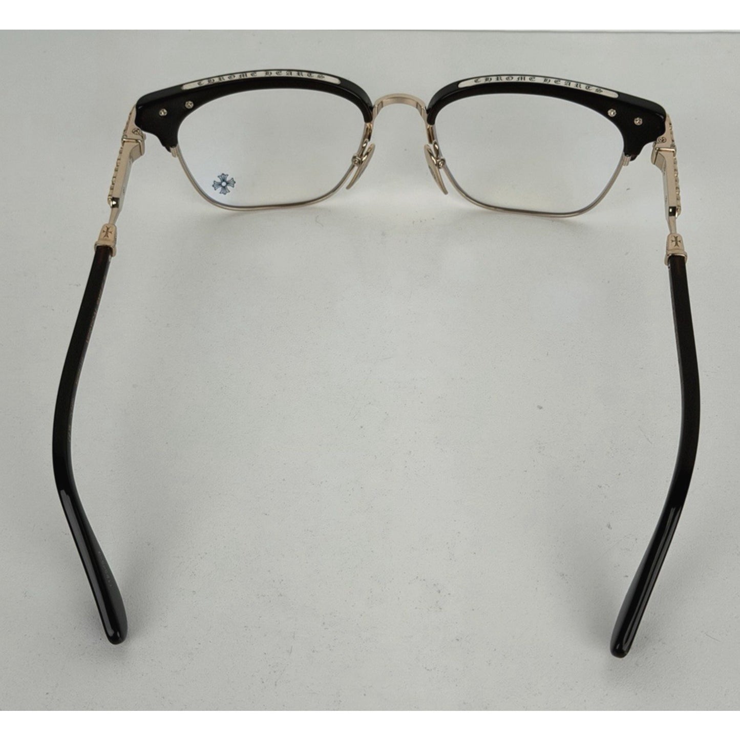 Chrome Hearts Glasses Vertical Smile II Eyeglasses Dark Brown Acetate 54#18 146
