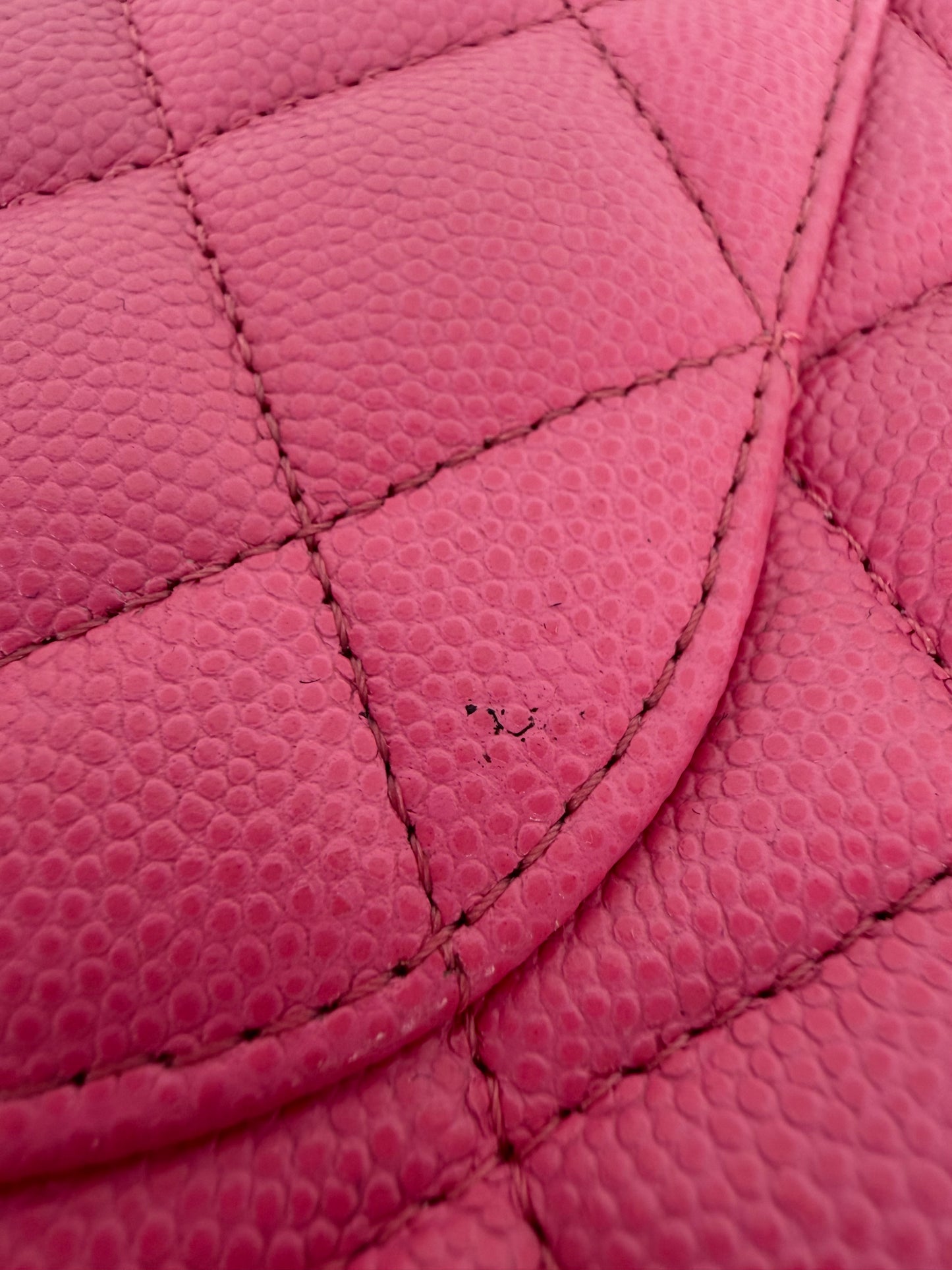 Chanel Classic Double Flap Bag Small in Pink Caviar Leather 2019 YE-1
