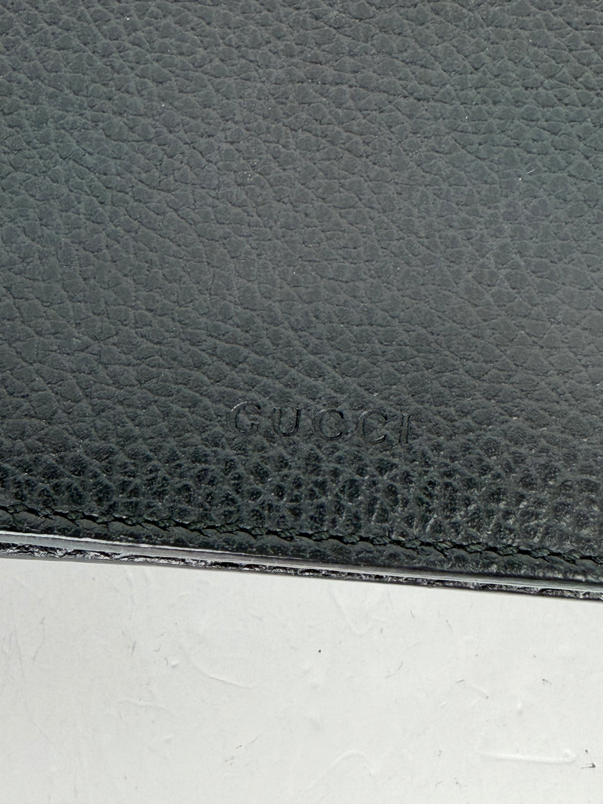 Gucci Dionysus Super Mini Bag in Black Leather with Crystal Buckle Detail YS23