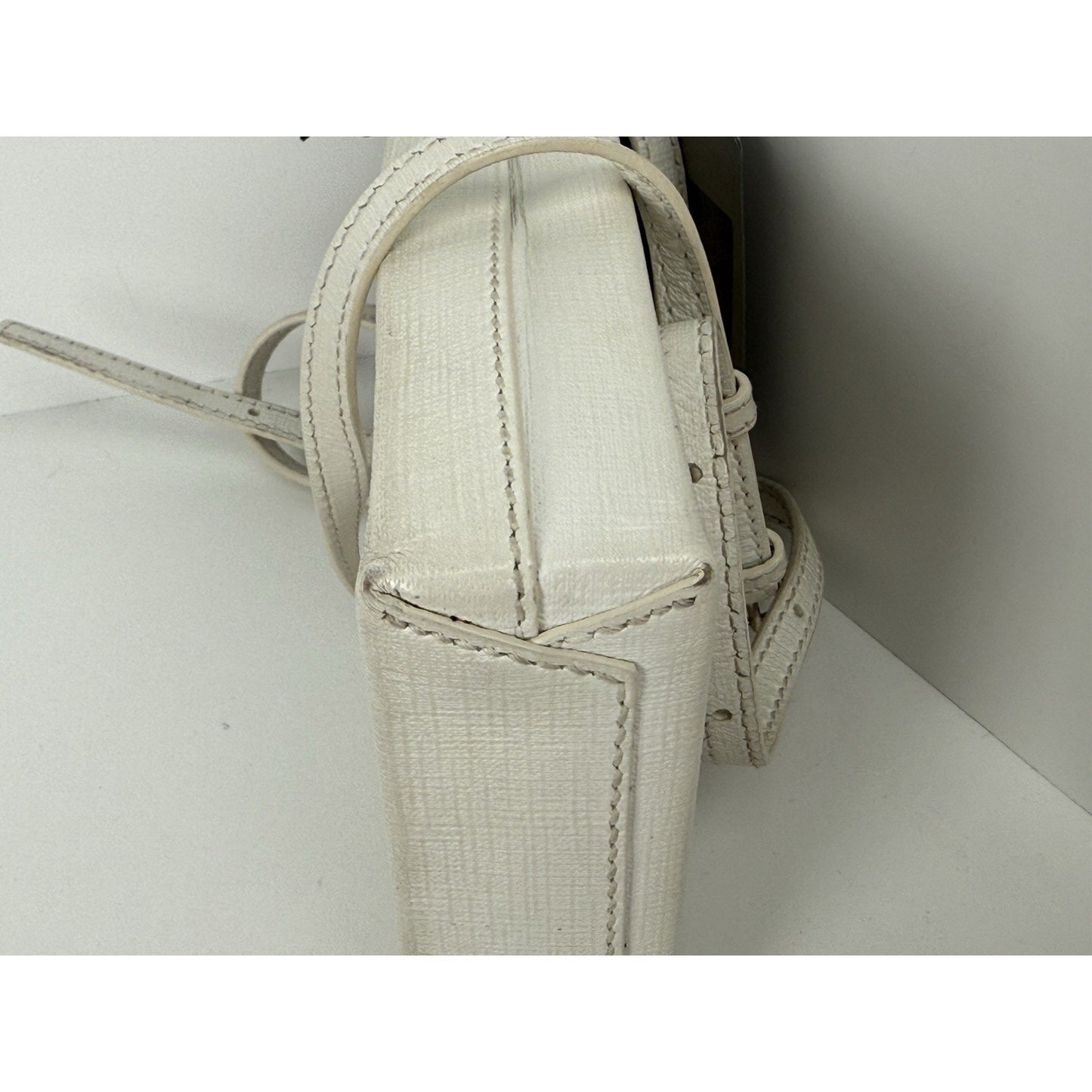 Balenciaga Leather White Phone Women's Shoulder Bag