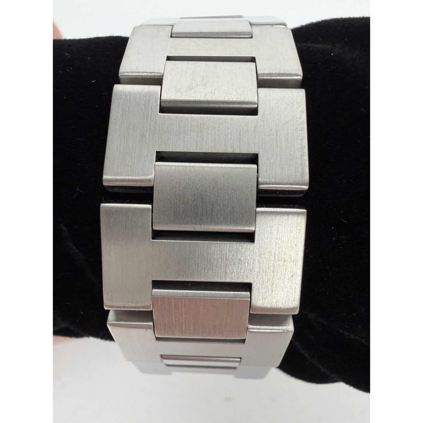 Cartier Watch Pasha C Meridian GMT W31078M7 Date Silver Dial SS Automatic