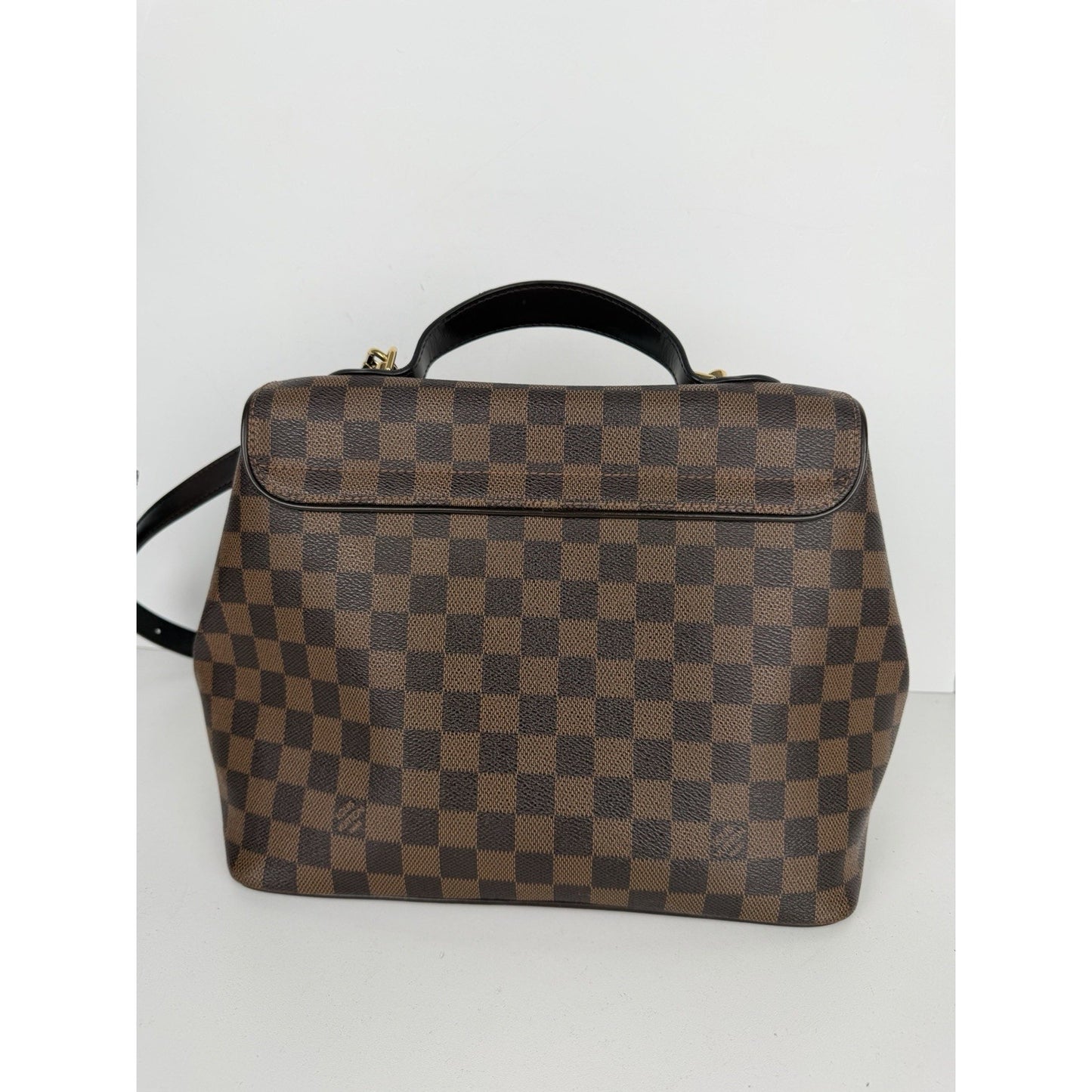Louis Vuitton Bergamo MM Bag in Damier Ebene Coated Canvas 2012 E-6