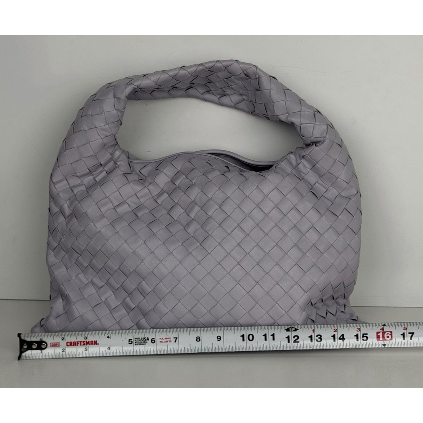 Bottega Veneta Small Hop Bag Intrecciato-Woven Calfskin Lilac 2023-2024 R1