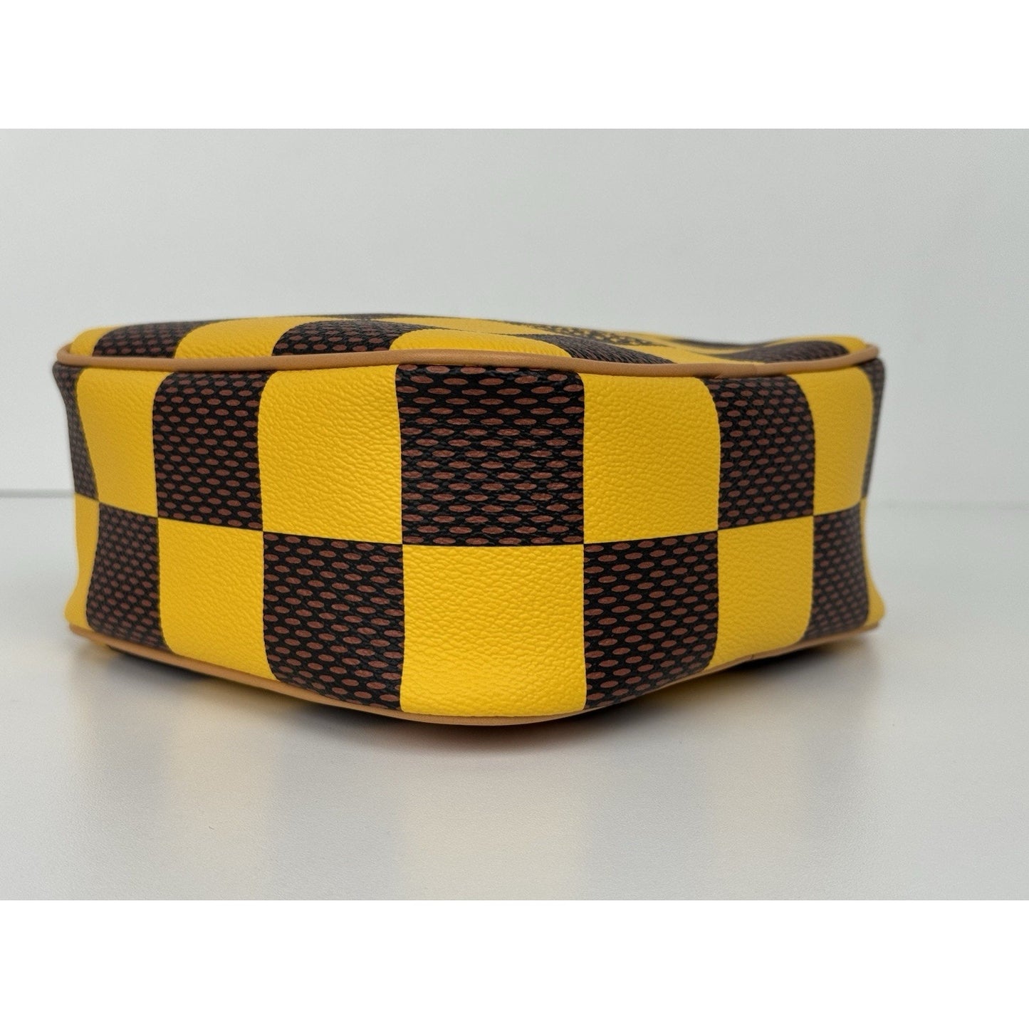 Louis Vuitton Damier Pop Chess Messenger Jaune Mat Yellow Bag