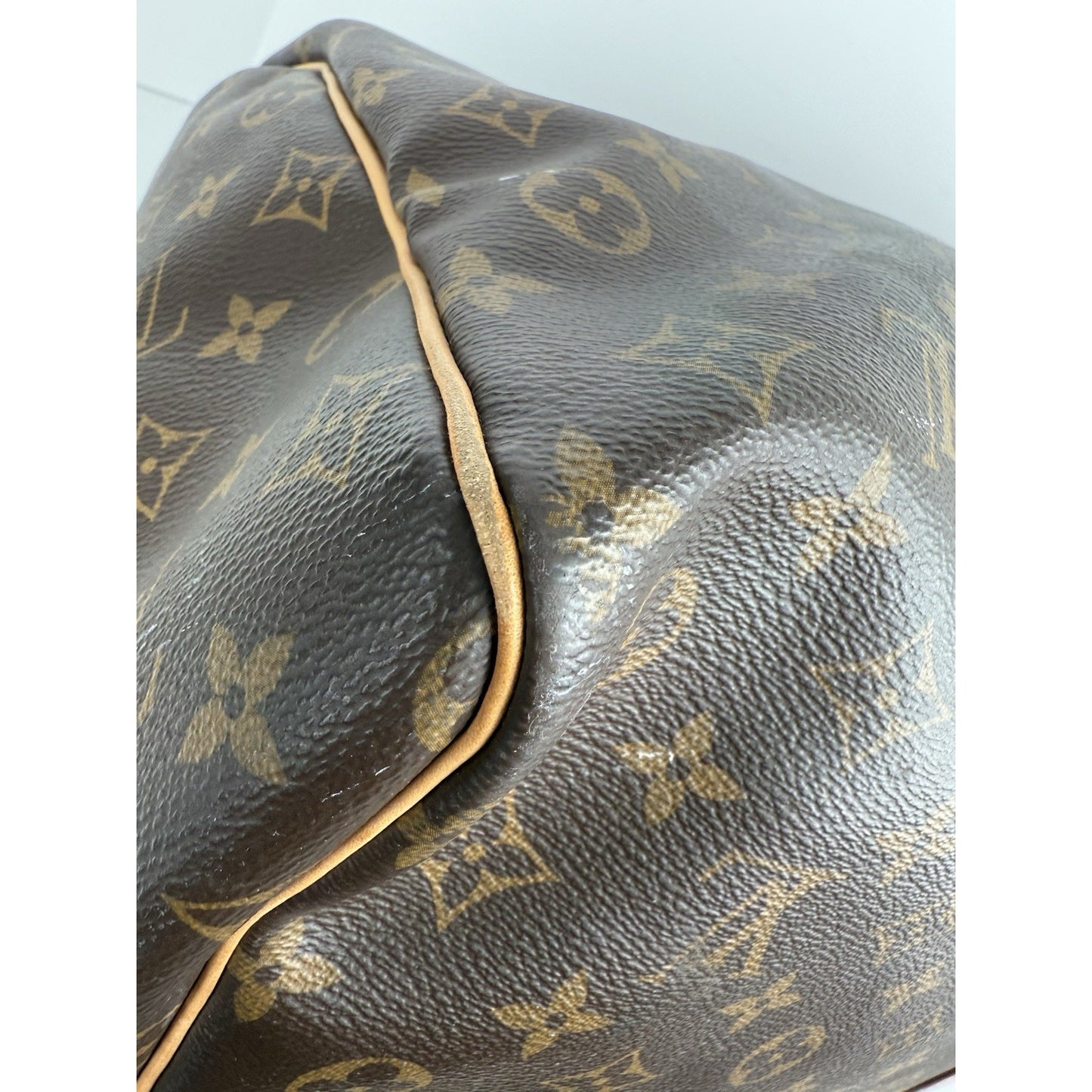 Louis Vuitton Keepall Boston Duffle 60 Brown Canvas