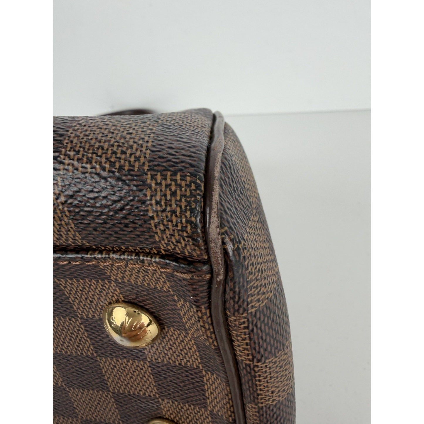 Louis Vuitton Trevi PM Handbag in Damier Ebene Coated Canvas 2008 S16