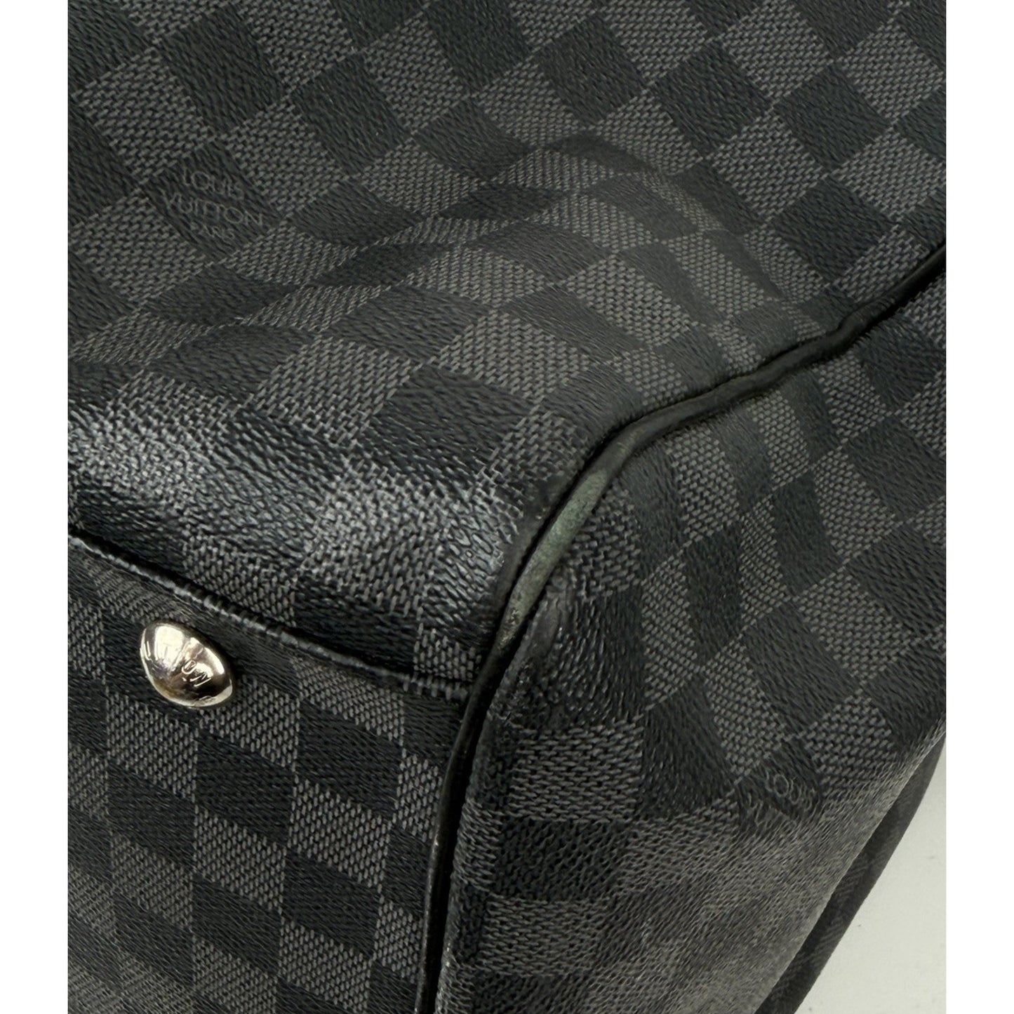 Louis Vuitton Damier Roadster Duffle Bag 50 in Graphite Coated Canvas 2008 S