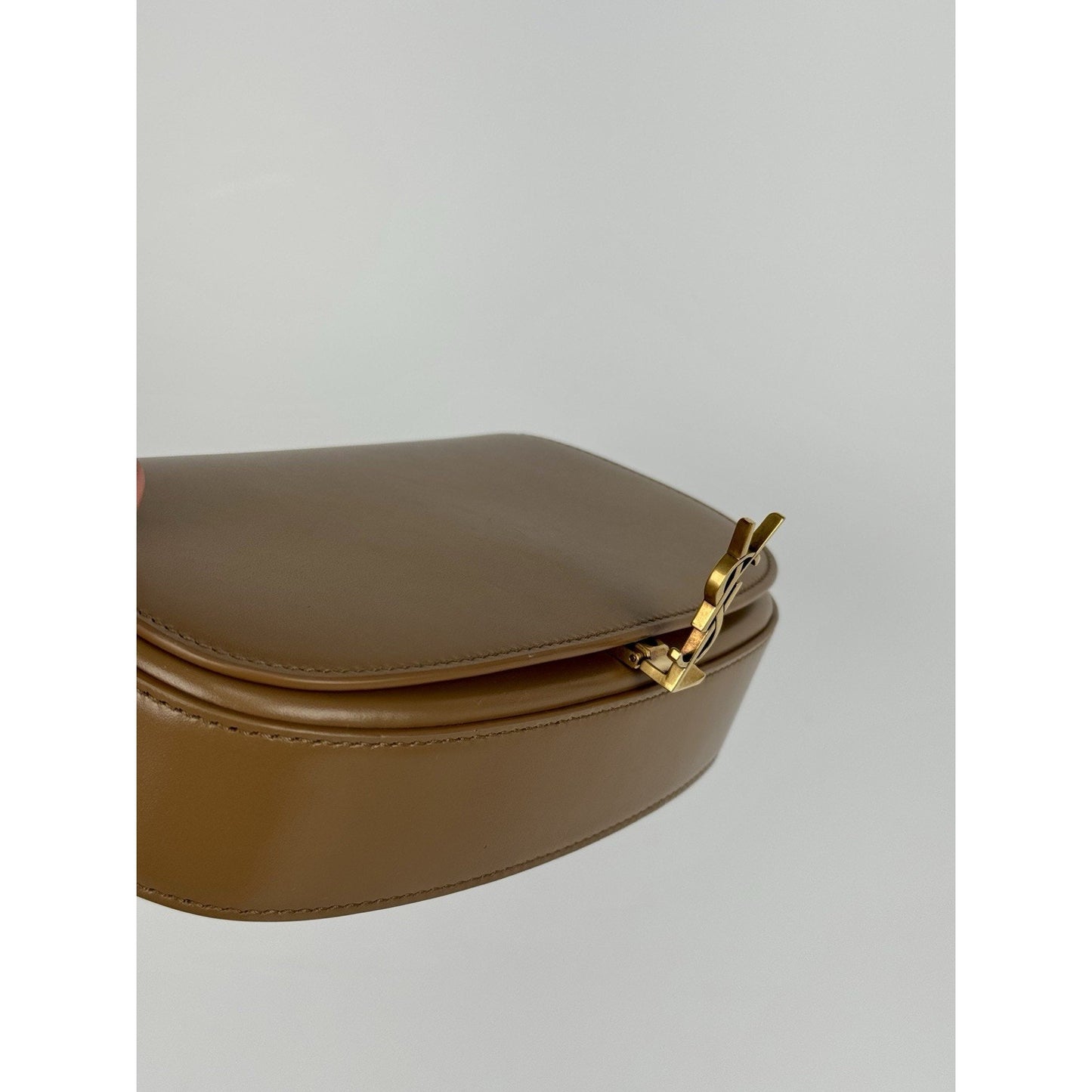 Saint Laurent Mini Voltaire in Brown Leather Shoulder Bag B-2