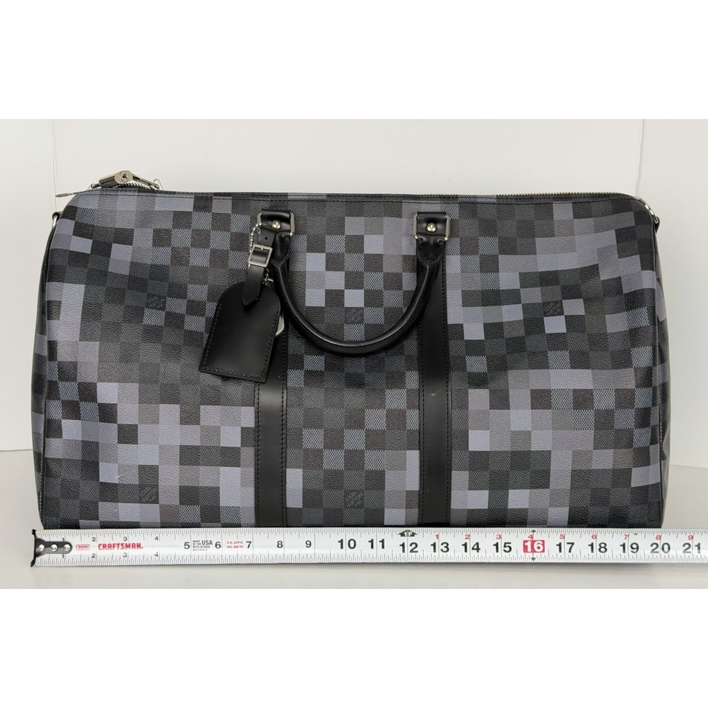 Louis Vuitton Keepall Bandouliere 50 Duffel Bag Gray Damier Canvas (2018)