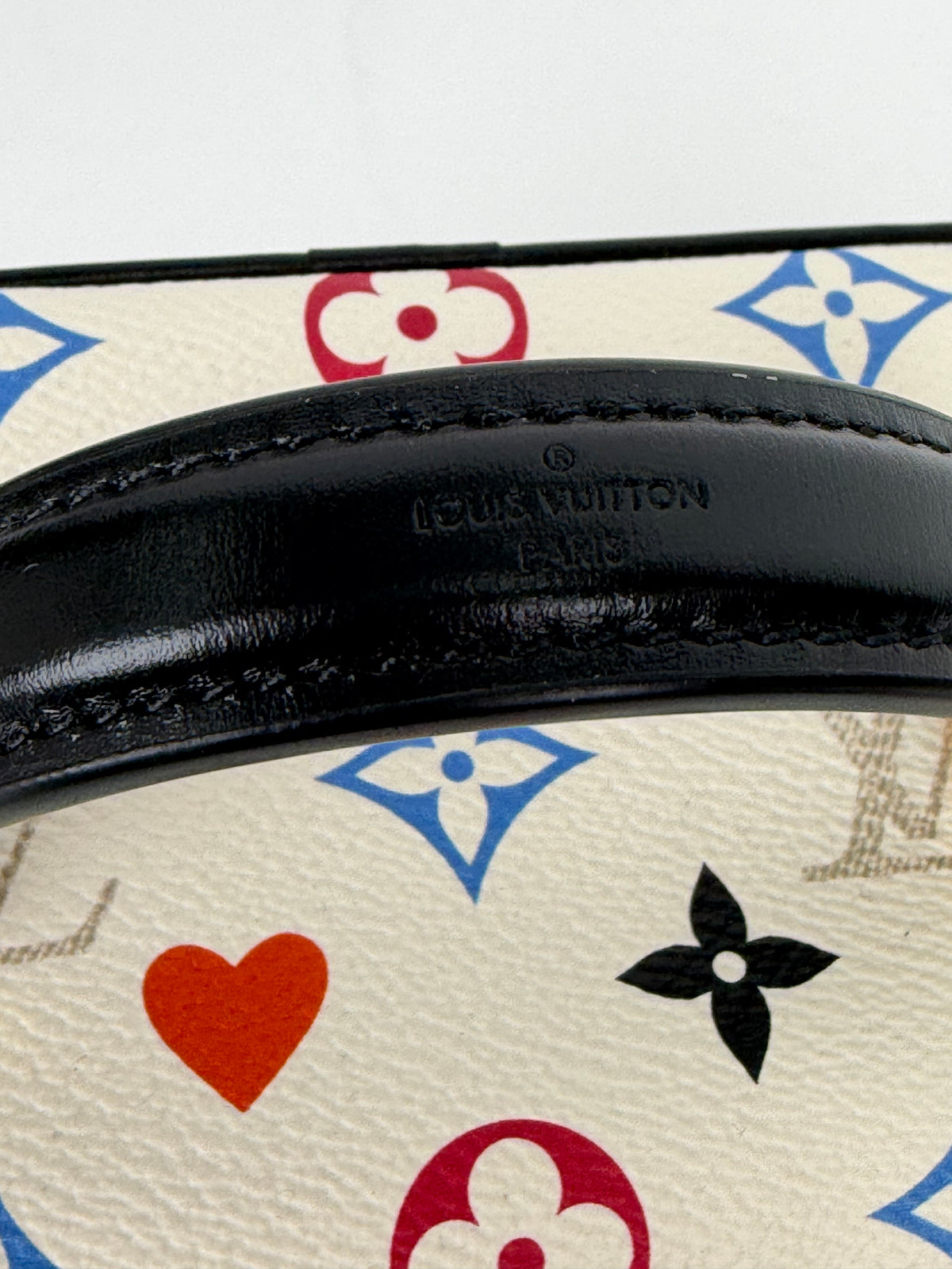 Louis Vuitton Game On Vanity Top Handle/Shoulder Bag in White & Multicolor Coated Canvas 2020 YF5