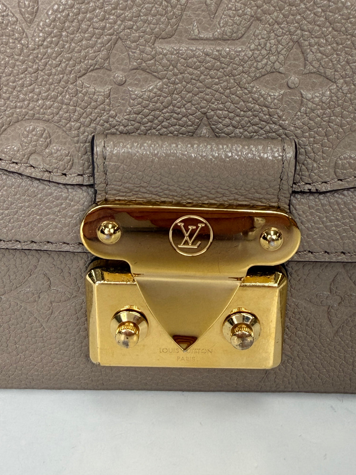 Louis Vuitton Marceau Bag in Beige LV Monogram Empreinte Leather NFC YD-6