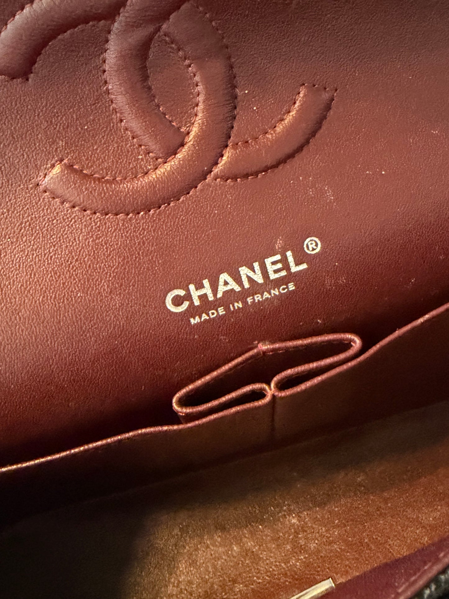 Chanel Timeless Classic Double Flap Medium Caviar Leather Bag Black