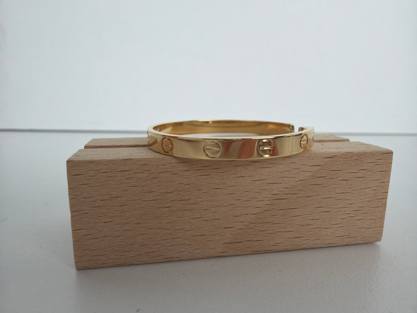 Cartier Love Large Size Hoop Earrings 18K Yellow Gold