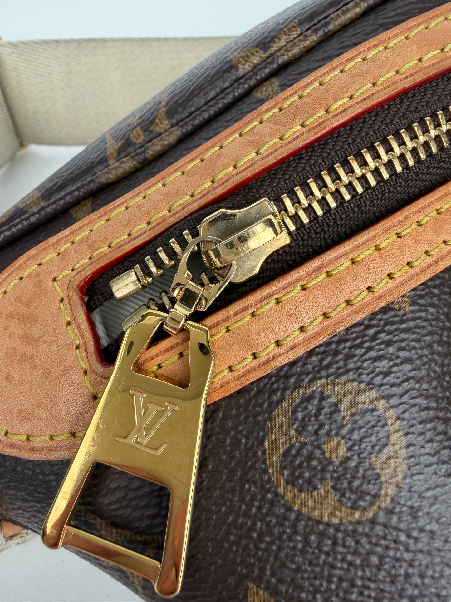 Louis Vuitton High Rise Bumbag in Monogram Coated Canvas NFC