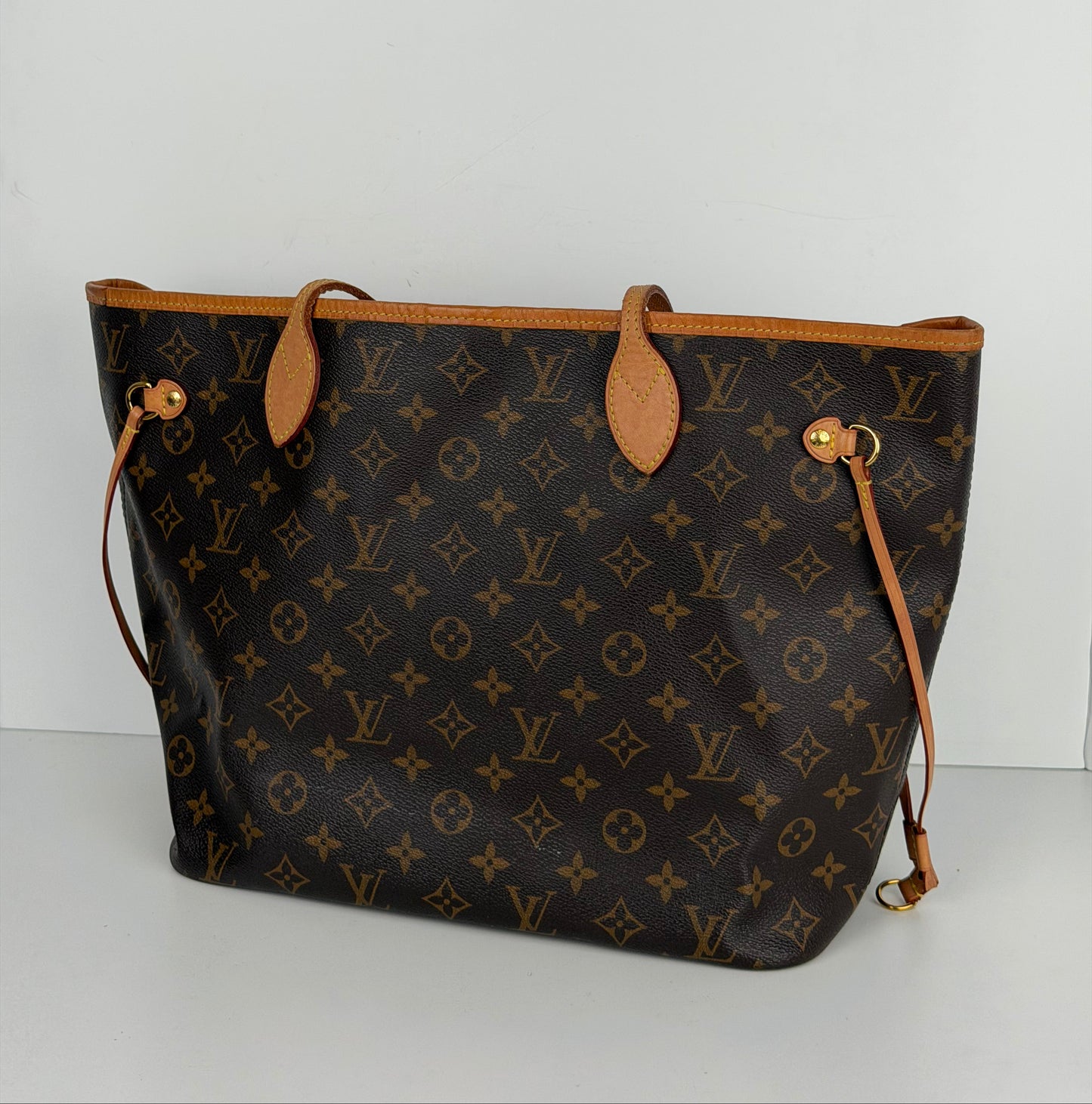 Louis Vuitton Neverfull Tote Bag MM in Brown LV Monogram Coated Canvas 2021 YS
