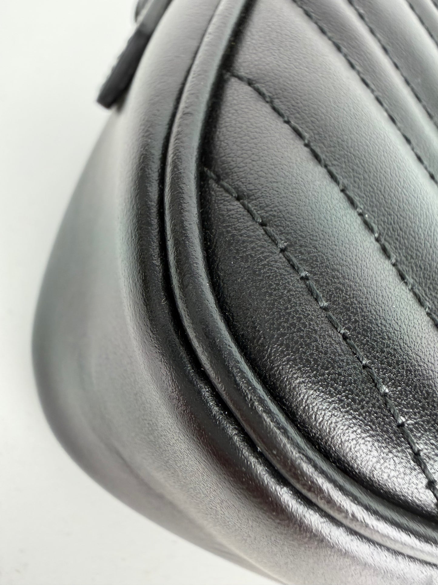 Gucci GG Marmont Small Camera Bag in Black Quilted Leather S-19