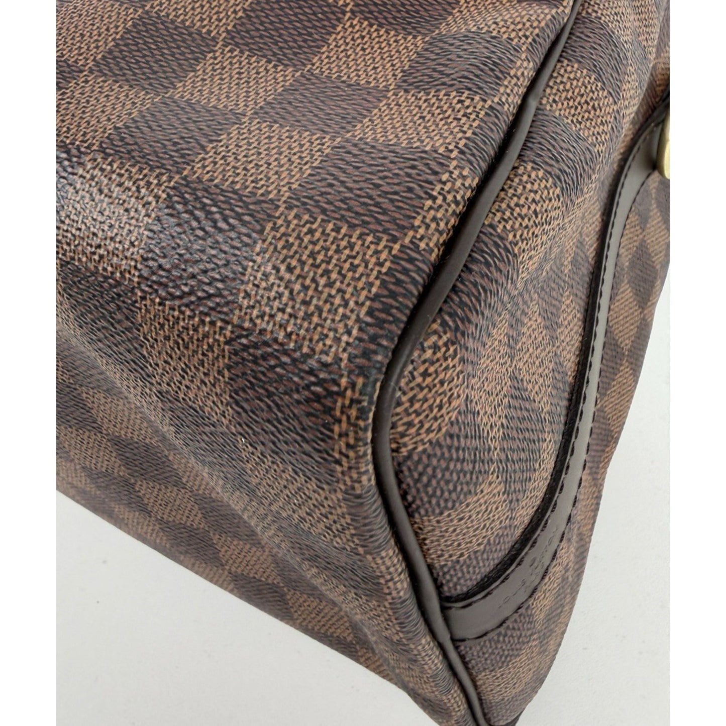 Louis Vuitton Speedy Bandouliere 25 Handbag in Damier Ebene Coated Canvas NFC F1