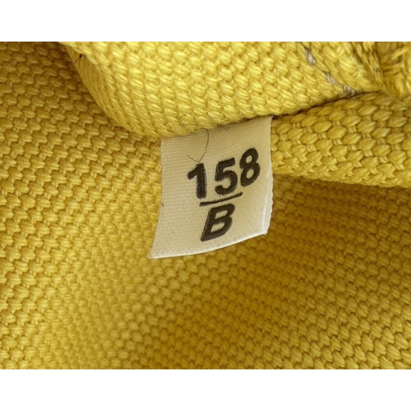 Prada Canapa Tote Bag Large in Yellow Canvas with Black Logo S-12