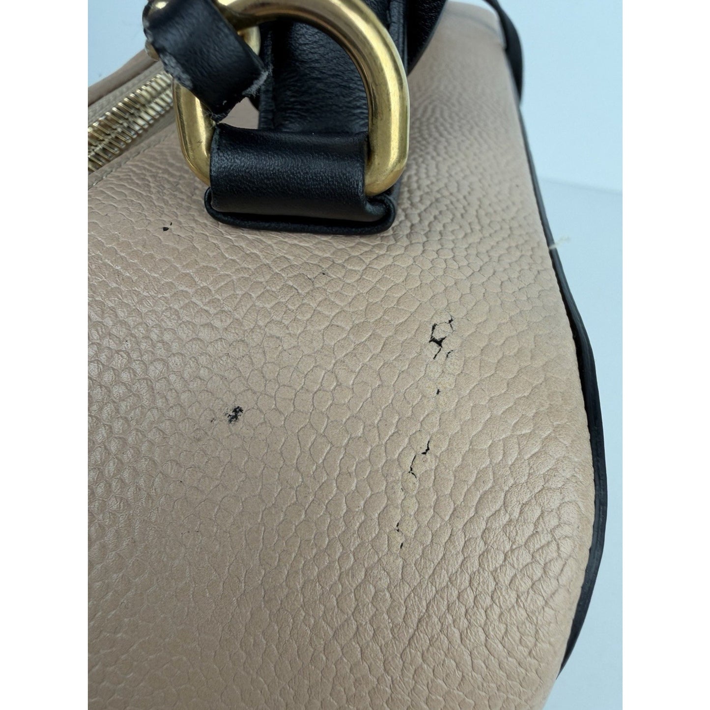 Chanel CC Filigree Vanity Case Large Beige Quilted Caviar Leather 2016-2017 D6